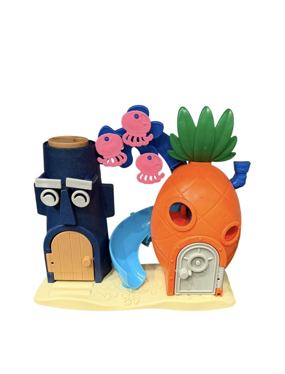 Bikini Bottom SpongeBob Squarepants Playset Pineapple & Tiki House